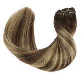 Clip In Human Hair Extensions Full Head Remy Hair