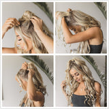 Clip In Human Hair Extensions Full Head Remy Hair