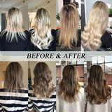 Clip In Human Hair Extensions Full Head Remy Hair